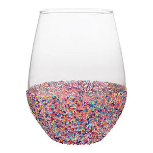 Sprinkles Wine Glass