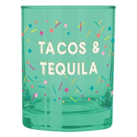 Tacos & Tequila Glass Cup