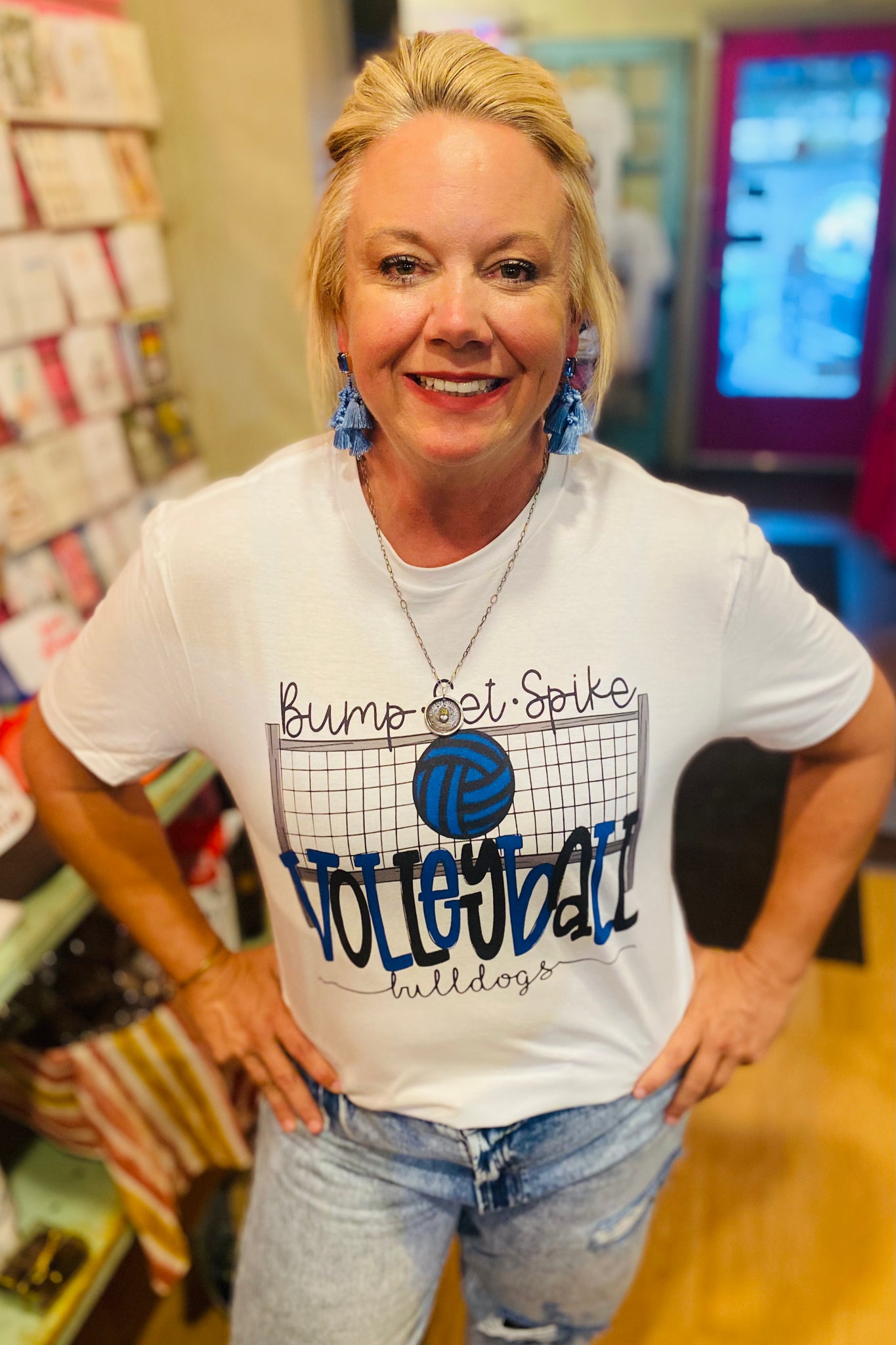 Bulldog Volleyball Tee