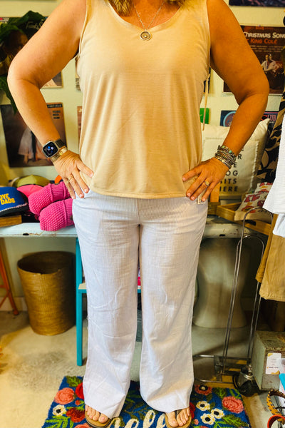 Blue/White Stripe Pant