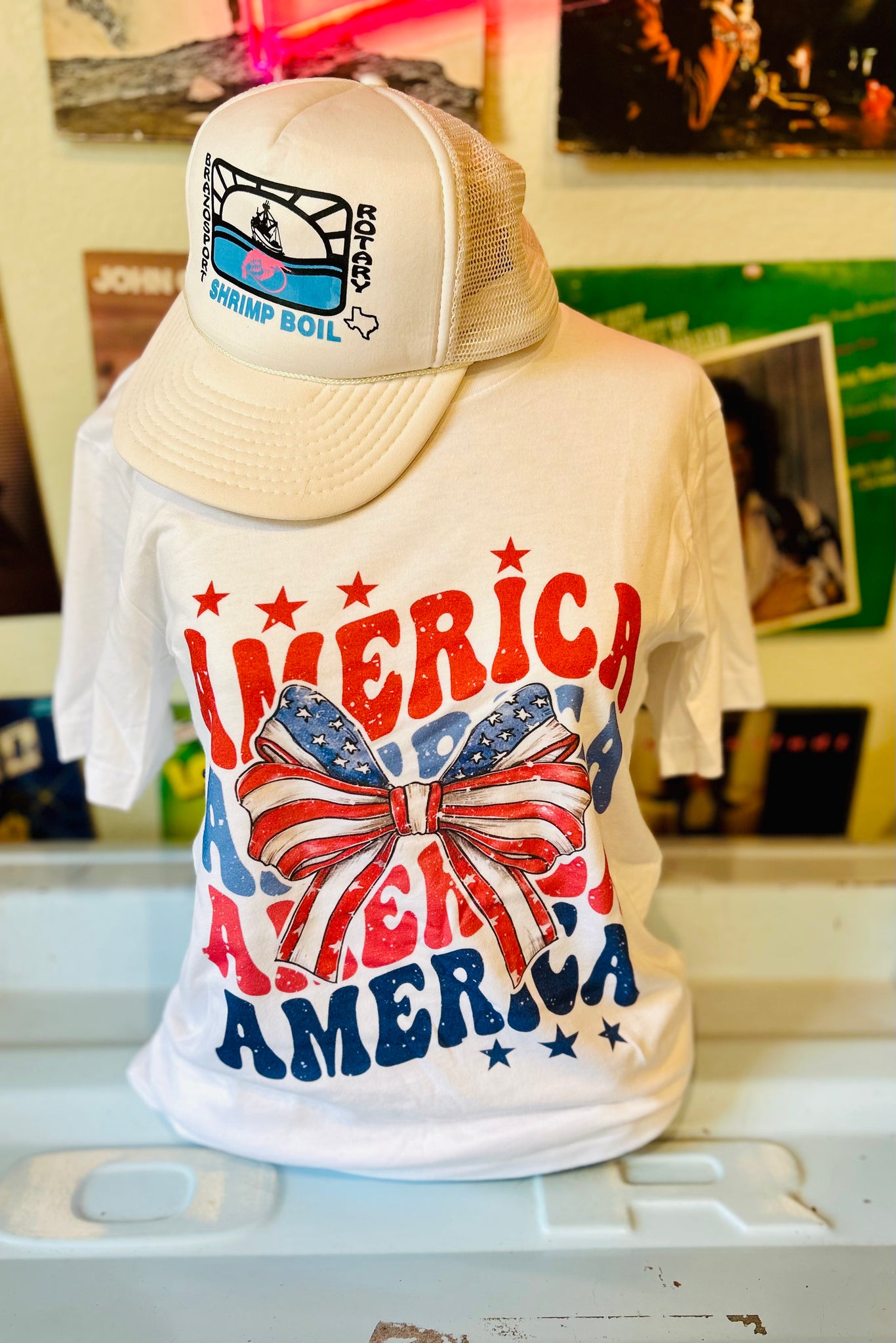 America Bow Tee