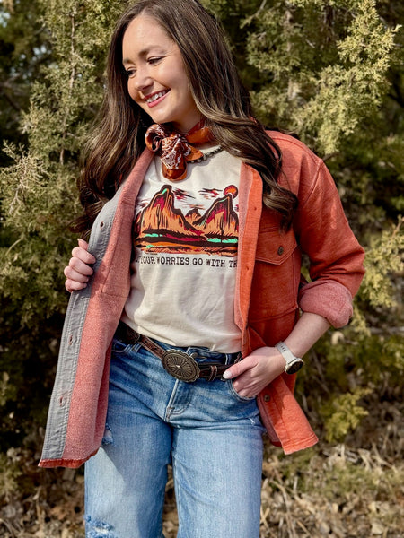 Lauren's Mesa Sunset Scene Tee