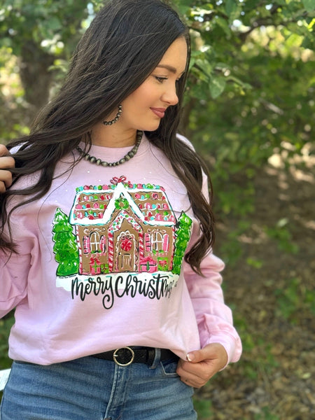 Callie Ann Stelter Gingerbread House Tee & Sweatshirt