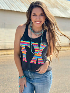 Barbara's Serape TX Vneck or Tank