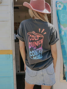 Cold Drinks and Country Music Graphic Tshirt