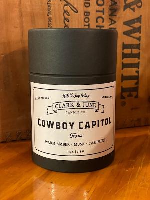Cowboy Capitol candle